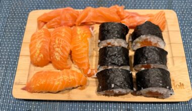 First attempt making sushi at home