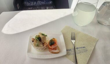 ANA in-flight meal from LAX to Narita