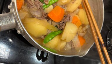 Made some nikujaga and some grilled sawara