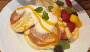 Loved these fluffy pancakes - Osaka