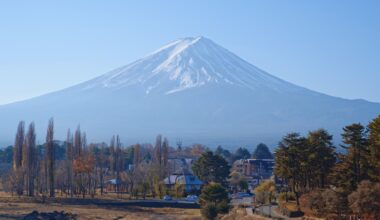 Fuji from kawaguchiko bridge