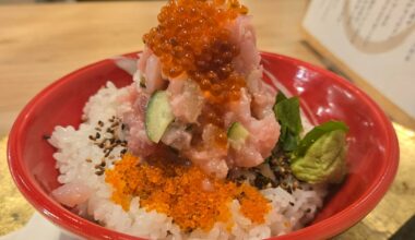 All of the kaisendon I had in Japan (Tokyo/Yokohama/Kyushu)