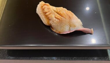 Beautiful omakase in Tokyo