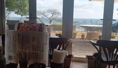 Beautiful restaurant next to Orihime Shrine in Ashikaga