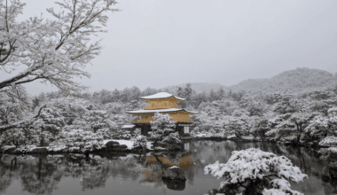 Kinkaku-Ji on a snowy day