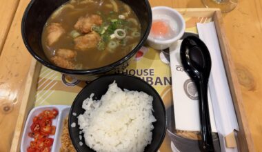 Curry udon at Coco Ichibanya