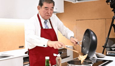 Former Prime Minister Shigeru Ishiba is also filmed making curry on TV... A strange incident with police and special forces present