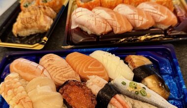 Sushi takeaway for two but now wishing we’d gone for more!