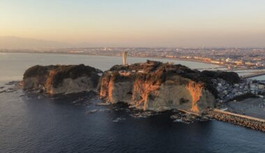 Enoshima from the sky