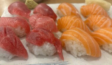 The tuna in 2nd row, 2th was best