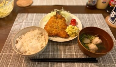The duality of my kitchen: My husband’s handmade Aji-fry vs. My "Void" Cake 💀