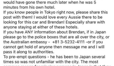 Missing Person in Tokyo