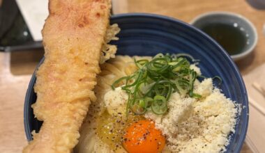 Udon Shin has the best Udon Carbonara in Tokyo