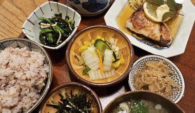Tororo rice with fry lemon butter sauce fish