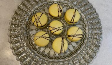 I made Japanese Yuzu macaron