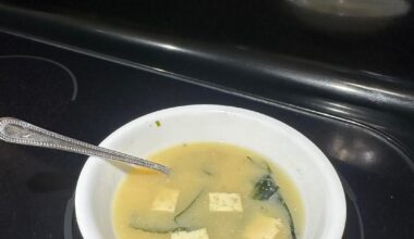 First time homemade Miso soup :)