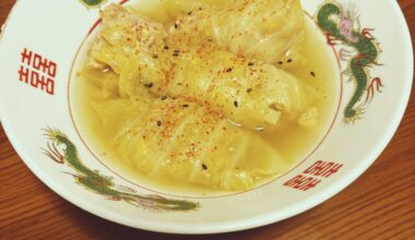 Japanese cabbage rolls