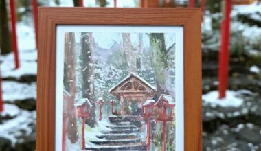 Painted the Kifune Shrine twice today with our Paint Club.