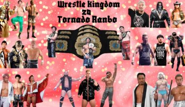 Wrestle Kingdom 20, 4 January 2026. Never Openweight 6-Man Tag Title Tornado Ranbo match. Fan made poster.