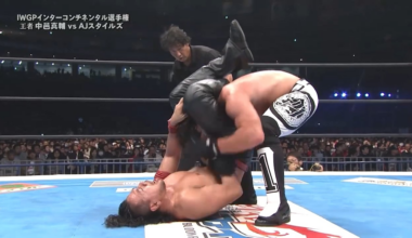 10 years ago today AJ Styles & Shinsuke Nakamura had their Wrestle Kingdom Match