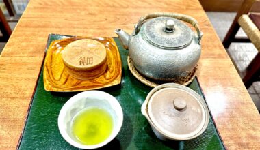 imagawayaki and gyokuro