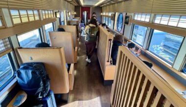 Kyo-train Garaku on the Hankyu Kyoto line