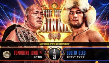 Ishii vs. Oleg announced for New Beginning USA