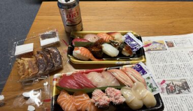 My weekly ¥2000 dinner for the last few months