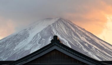 Sunset in Kawaguchiko