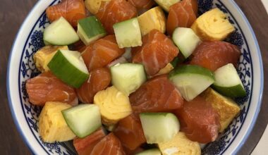 Homemade chirashi don