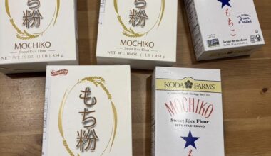 Ways to use up sweet rice flour?