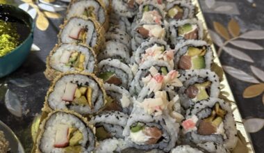 [homemade] homemade sushi 😍