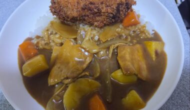 Homemade Japanese curry