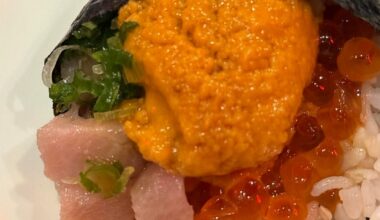 Toro, Uni & Ikura Handroll