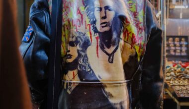 Sid Vicious Imagery in Ameya-Yokocho, Tokyo