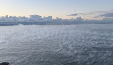 Morning fog from Hokkaido