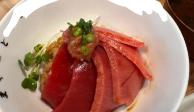 Delicious tuna from Japan