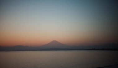 Mount Fuji from Enoshima