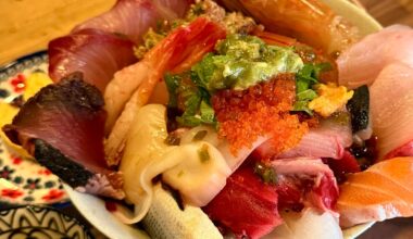 The viral kaisendon from Izakaya Almalio @ Osaka!