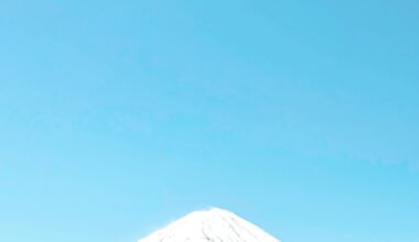 Luckily, Fuji-san wasn’t shy that day...