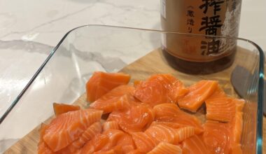 Enjoyed making sashimi with a gifted soy sauce