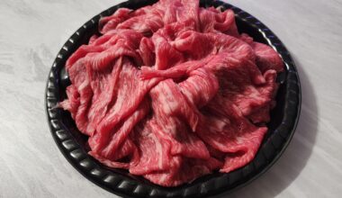 Mid-range wagyu for shabu shabu