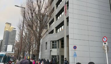 Protest against US at US embassy