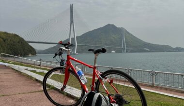 Shimanami Kaido Cyclist centre (mid point)