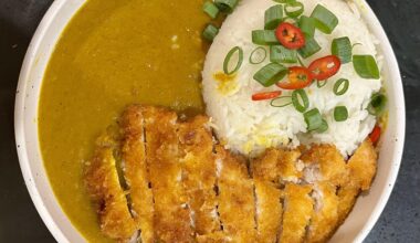 Chicken katsu curry