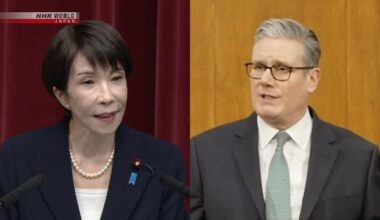 UK PM Starmer likely to meet with PM Takaichi in Japan next week
