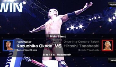 Bad timing in the NJPW mobile game lol