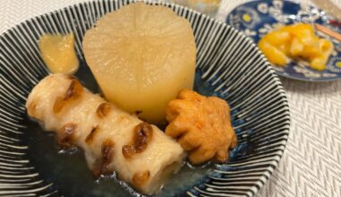 Simmered a big ol pot of oden while trying to handle the madness of new year’s food prep