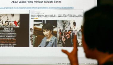 False posts target Japan PM Takaichi's grandfather on Taiwan social media