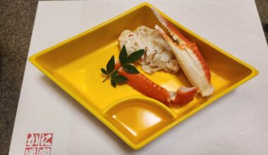 Crab Course Menu in Osaka